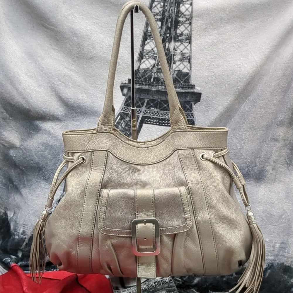 Cole Haan silver bag